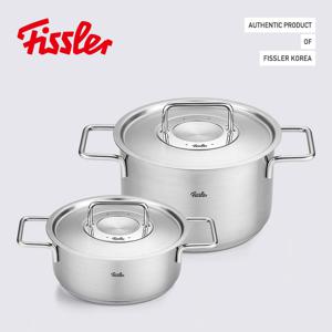 퓨어 에센셜 2종세트(캐서롤20cm+스튜팟24cm)+서빙국자