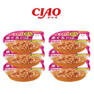 CIAO 다시스프컵 60g 6개 (3종 선택) 고양이 습식 간식