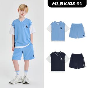 (공식) 25SS 바시티 베스트 반팔 세트 (2color) 7AS1V0353