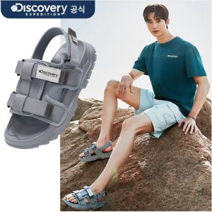 디스커버리 [택가:8.9만원]공용 변우석착용 버킷크루저 샌들 그레이 DXSH7314NA