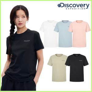 [디스커버리] DWRS64053 여성 에버딘 스몰로고 반팔티셔츠