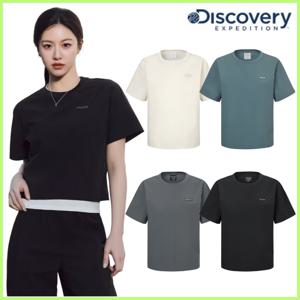 [디스커버리] DWRS9A053 프레시벤트 우븐 여성 반팔티셔츠