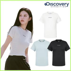[디스커버리] DWRS96053 프레시벤트 여성 슬림핏 절개 반팔티셔츠