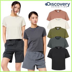 [디스커버리] DWRS9F053 프레시벤트 여성 워싱 스몰와펜 반팔티셔츠
