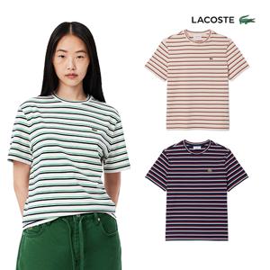 1.여성 멀티 스트라이프 반팔 티셔츠 TF0352-55G 3종 택1