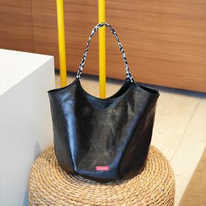 [소마치] BASKET BAG 블랙 바구니 숄더백