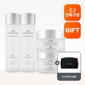 [교차] 타임레볼루션 더 퍼스트 에센스 5세대 180ml 2개+ 크림 50ml 2개 SET
