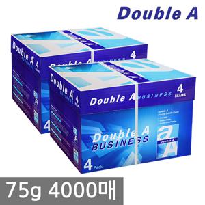 더블에이 A4 복사용지 75g 2000매 2BOX