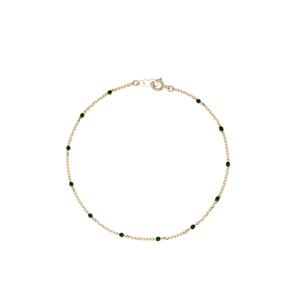 [GB] 그린 에폭시 초커 14K GOLD 팔찌 LWB23038G