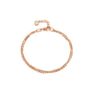 [GB] 두줄 볼 체인 18k GOLD 팔찌 LWB18082G
