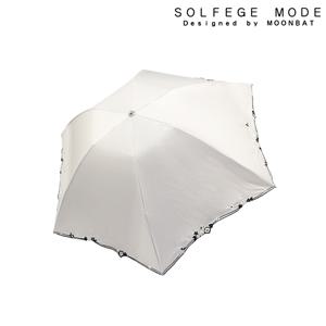 PD-1E3P526BE 플라워 모티프 자수 3단 우양산 베이지