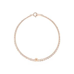 [GB] 데일리 볼포인트 2줄 18K GOLD 팔찌 LWB25013G