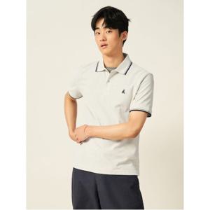 허니쿨 티핑 칼라넥 티셔츠  라이트 그레이 (BC5442C182)