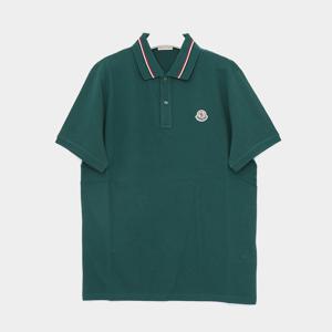 패치로고 카라 삼선 스트라이프 반팔 남성 PK티셔츠 8A00021 89A16 875