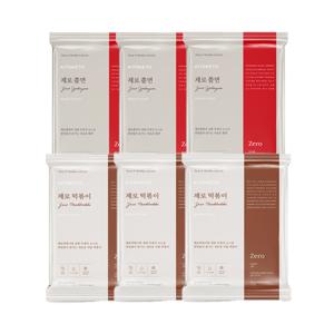 [제로떡패키지] 키토케토 제로떡볶이 3Pack + 제로쫄면 3Pack