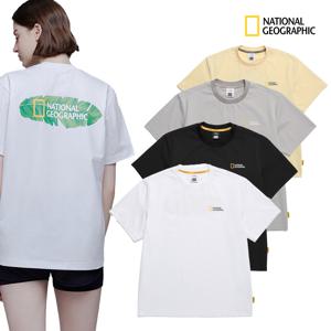 내셔널지오그래픽 크로우 유니 COOLMAX 컨셉그래픽 반팔티셔츠 4COLOR N242UTS470