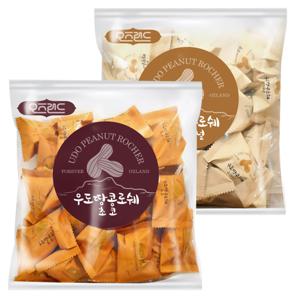 오즈랜드 제주 우도 땅콩로쉐 오리지널210g+초코210g/약 60개입