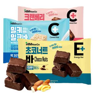 힘내고 초코너트바 미니 510gX2 외/밀키밀크바 미니/크랜베리바 미니