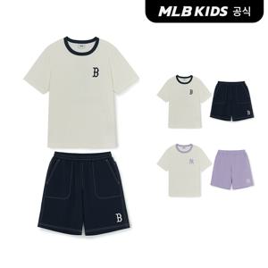 [MLB 키즈] (공식) 스포티브 캐릭터 티셔츠 세트 (2color)