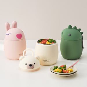 아소부 스테인레스 보온보냉 푸드자 베스티 푸드 컨테이너 600ml