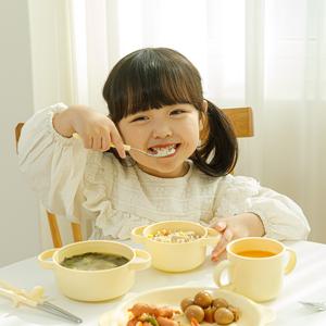 유아 어린이집 유치원 식기 논슬립 에코젠 공기