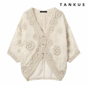 정상가:69,000원 ㅣ 가오리핏 루즈 레이스 가디건 (TX2CD011L0)