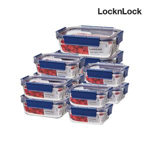 [본사] 락앤락 탑클라스 직사각 10P 세트 (380ml 4P+630ml 4P+1000ml 2P)