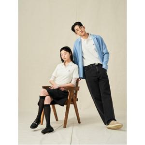 [Essential] 수피마 코튼 피케 티셔츠 - 화이트 (BC5242E111)