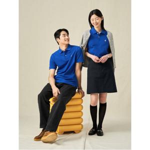 [Essential] 수피마 코튼 피케 티셔츠 - 로열 블루 (BC5242E11N)