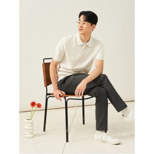 [빈폴솔솔니트] 코튼실크 칼라넥 니트  라이트 그레이 (BC5251C212)