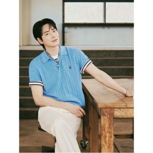 [빈폴솔솔니트] 케이블 칼라넥 니트  스카이 블루 (BC5451C40Q)