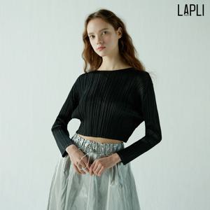 [최초가 99000원] 크롭 플리츠 티셔츠_LPTSS123005
