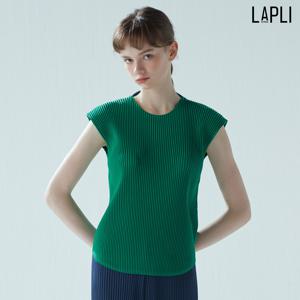 [최초가 129000원] 뒷판 배색 슬리브리스 티셔츠_LPTSM023026