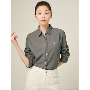 [25SS][Essential] 서머 애쉬 데님 셔츠  그레이 (BF5464E033)