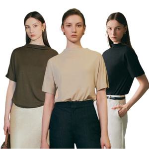 [최초가19,900]실크블렌드 티블라우스