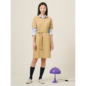 [25SS][Essential] 피케 원피스  베이지 (BF5471E01A)
