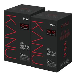 카누 미니 마일드 로스트 120T X2개