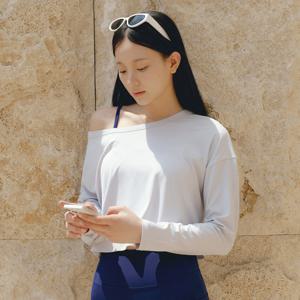 티나 FT 롱 슬리브 크롭 커버업