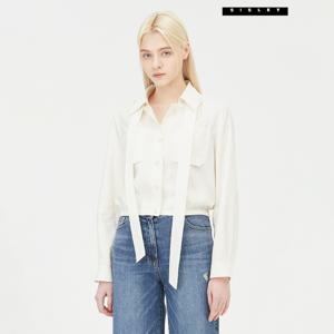 레이 더블 포켓 밴딩 블라우스 SAWS11411