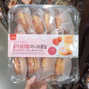 삼립 딸기생크림 미니보름달 45g x 12