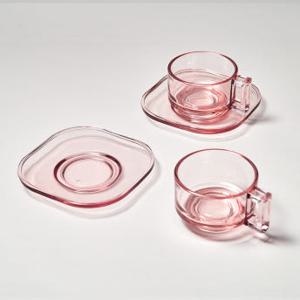 컵앤소서 마르디 핑크 2P