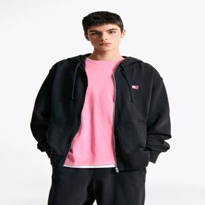 남여공용 릴렉스 TOMMY 배지 후드 집업 T32F0TJC01TMT2