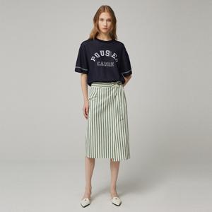 [최초가:259000원] 나이스클랍 스트라이프 벨트 스커트 N232MWS310
