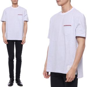 23SS 남성 스트라이프 포켓 반팔티셔츠 MJS205A J0053 452 23S