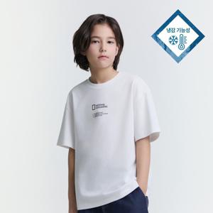 [내셔널지오그래픽키즈]K252UTS210 어드벤처 그래픽 반팔티