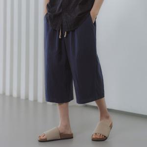 린넨 라이크 9부 밴딩 팬츠 DLX2912 (3 COLOR)
