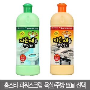 홈스타 파워스크럽 욕실용/주방용 550ml선택