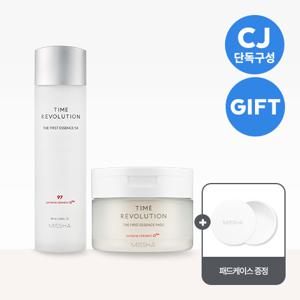 [교차] 타임 레볼루션 더 퍼스트 에센스180ml+에센스 패드75매 SET