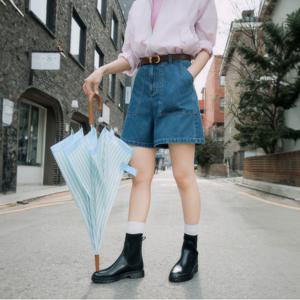 (BE54K2M115) 빈폴ACC 애니웨더 첼시 발수 레인부츠 - 블랙 BE54K2M115