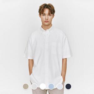045510 옥스포드 반팔 셔츠